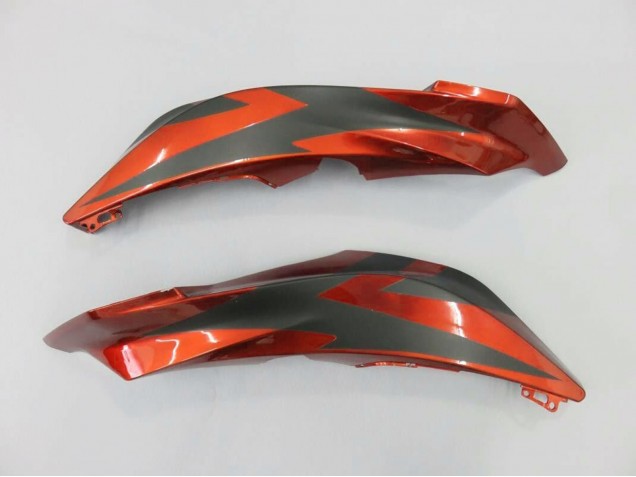 2007-2008 Honda CBR600RR Motorcycle Fairing Kits - Orange Matte Black Canada
