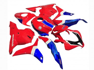 2009-2012 Honda CBR600RR Motorcycle Fairings - White Red Blue HRC Canada