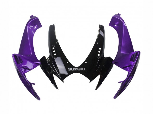 2006-2007 Suzuki GSXR 600 / GSXR 750 Motorcycle Fairing Kits - Purple Glossy Black Canada