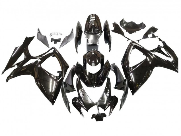 2006-2007 Suzuki GSXR 600 / GSXR 750 Motorcycle Fairings - Glossy Black Canada