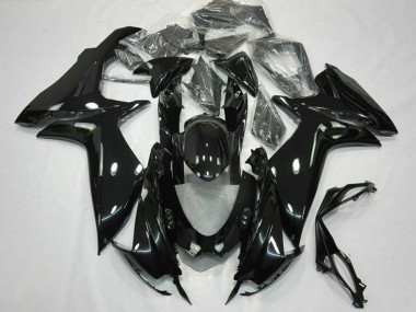2011-2024 Suzuki GSXR 600 / GSXR 750 Motorcycle Fairings - Glossy Black Canada