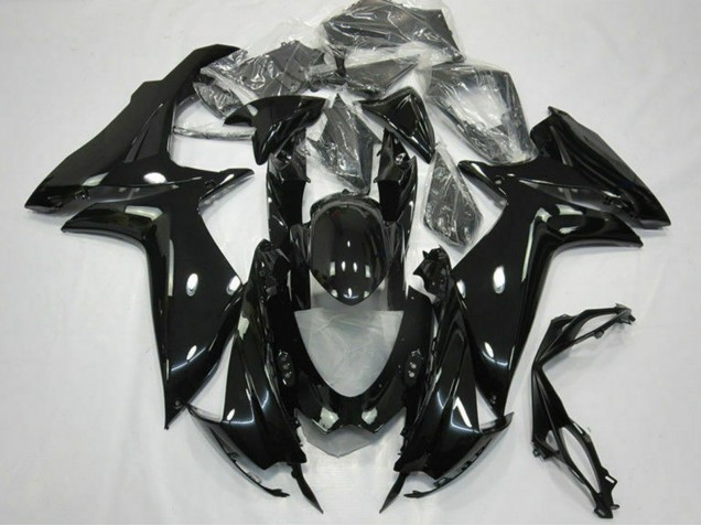 2011-2024 Suzuki GSXR 600 / GSXR 750 Motorcycle Fairings - Glossy Black Canada