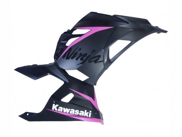 2018-2024 Kawasaki Ninja 400 Motorcycle Fairings - Matte Black Pink Canada