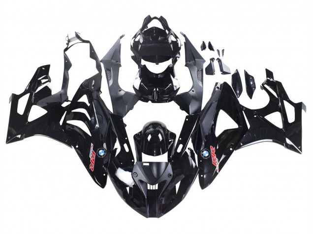 2009-2014 BMW S1000RR Motorcycle Fairing - Glossy Black Canada