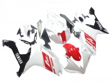 2007-2008 Yamaha YZF 1000 R1 Motorcycle Fairing - White Red Black Canada