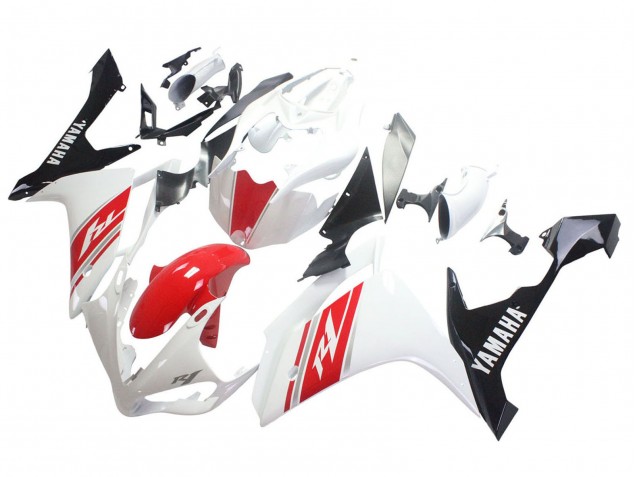 2007-2008 Yamaha YZF 1000 R1 Motorcycle Fairing - White Red Black Canada
