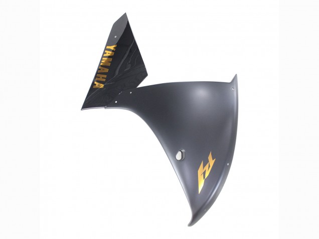 2012-2014 Yamaha YZF 1000 R1 Motorcycle Fairings - Matte Black Gold Decals Canada