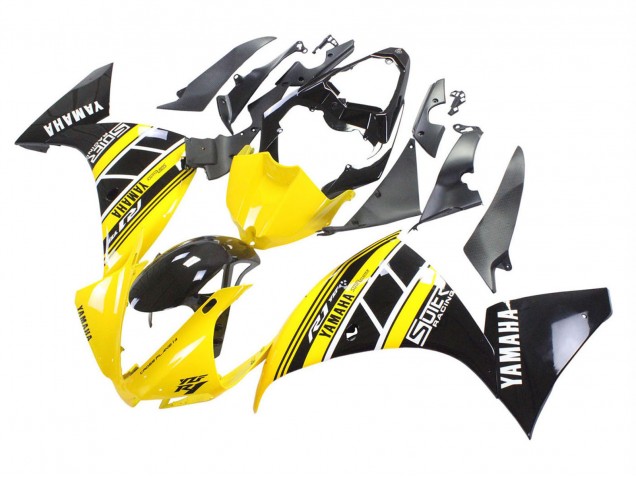2012-2014 Yamaha YZF 1000 R1 Motorcycle Fairings - Yellow White Black Canada