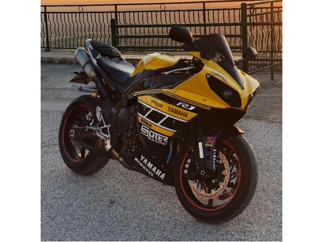 2012-2014 Yamaha YZF 1000 R1 Motorcycle Fairings - Yellow White Black Canada