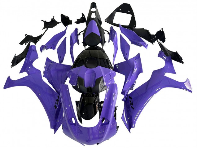 2020-2025 Yamaha YZF 1000 R1 Motorcycle Fairings - Purple Glossy Black Canada