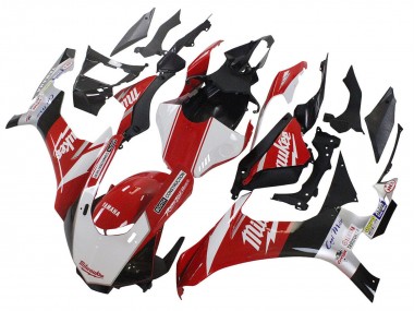 2020-2025 Yamaha YZF 1000 R1 Motorcycle Fairings - White Red Black Milwaukee Canada
