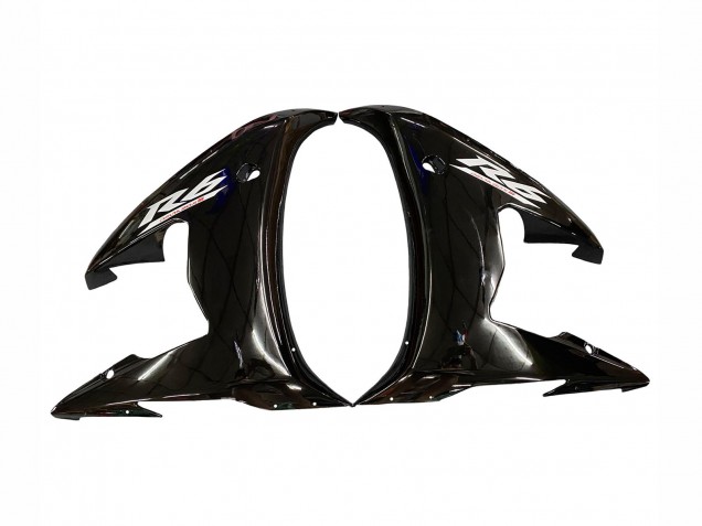 2006-2009 Yamaha YZF R6S Motorcycle Fairings - Glossy Black White Decals Canada