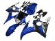 2006-2009 Yamaha YZF R6S Motorcycle Fairings - Blue White Glossy Black Yamalube Canada