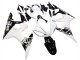 2006-2009 Yamaha YZF R6S Motorcycle Fairings - White Glossy Black Canada
