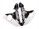 2006-2009 Yamaha YZF R6S Motorcycle Fairings - White Glossy Black Canada