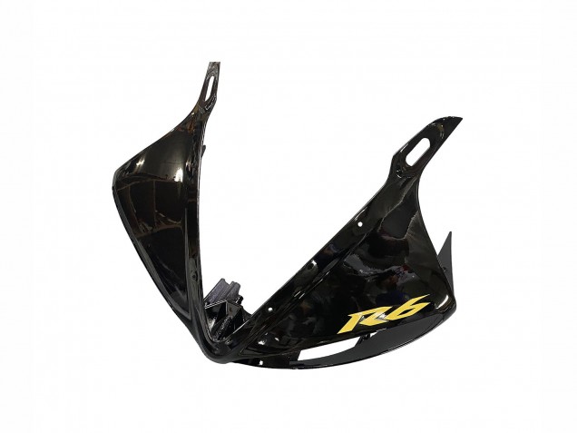 2006-2009 Yamaha YZF R6S Motorcycle Fairings - Glossy Black Gold Decals Canada