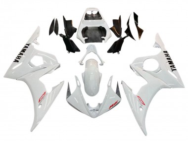 2006-2009 Yamaha YZF R6S Motorcycle Fairing Kits - White Canada