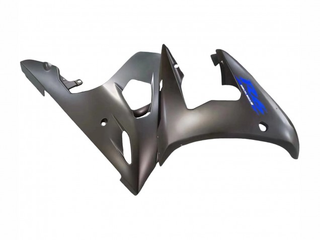 2003-2004 Yamaha YZF R6 Motorcycle Fairings - Matte Black Blue Canada