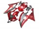 2008-2016 Yamaha YZF 600 R6 Motorcycle Fairings - Red Grey Canada