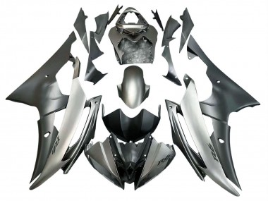2008-2016 Yamaha YZF 600 R6 Motorcycle Fairings - Silver Grey Canada