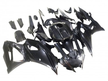 2021-2024 Yamaha YZF R7 Motorcycle Fairings - Black Carbon Fiber Carbon Fiber Canada