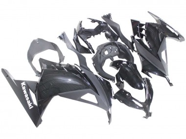 2013-2024 Kawasaki EX300 Motorcycle Fairings - Glossy Black Canada