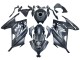 2013-2024 Kawasaki EX300 Motorcycle Fairings - Matte Black White Elf Snow Canada