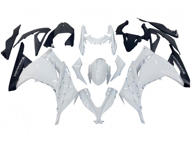 2013-2024 Kawasaki EX300 Motorcycle Fairings - White Black Canada