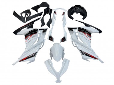 2013-2024 Kawasaki EX300 Motorcycle Fairings - White Red Black Canada