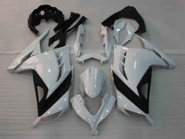 2013-2024 Kawasaki EX300 Motorcycle Fairings - Glossy White Black Canada