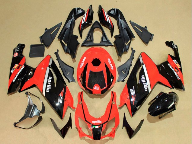 2006-2011 Aprilia RS125 Motorcycle Fairings - Red Glossy Black White Canada