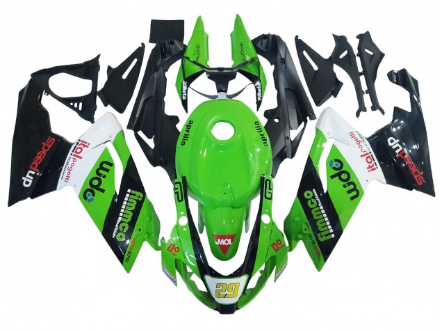 2006-2011 Aprilia RS125 Motorcycle Fairing - Green White Black Canada