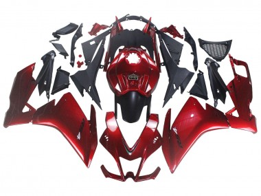 2012-2018 Aprilia RS4 50 125 Motorcycle Fairing - Red Matte Black Canada