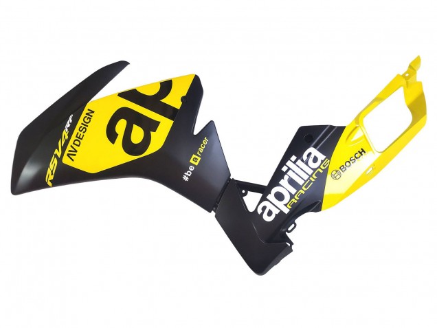 2012-2018 Aprilia RS4 50 125 Motorcycle Fairings - Yellow Matte Black Canada