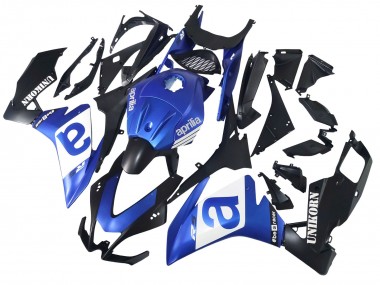 2012-2018 Aprilia RS4 50 125 Motorcycle Fairings - Blue White Matte Black Canada