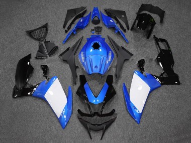 2012-2018 Aprilia RS4 50 125 Motorcycle Fairings - Blue White Glossy Black Canada