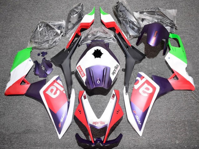 2012-2018 Aprilia RS4 50 125 Motorcycle Fairings - White Green Red Purple Canada