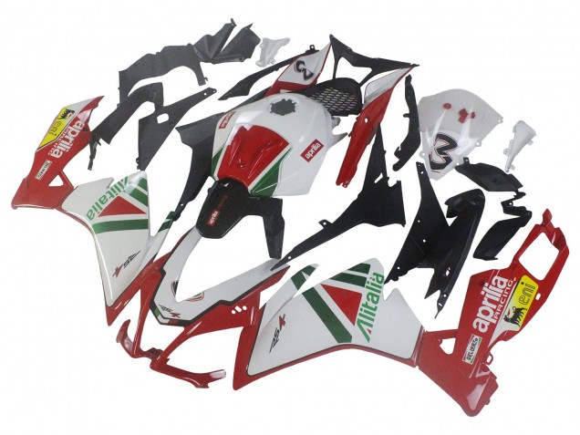 2012-2018 Aprilia RS4 50 125 Motorcycle Fairing Kits - White Red Green Yellow Alitalia Canada