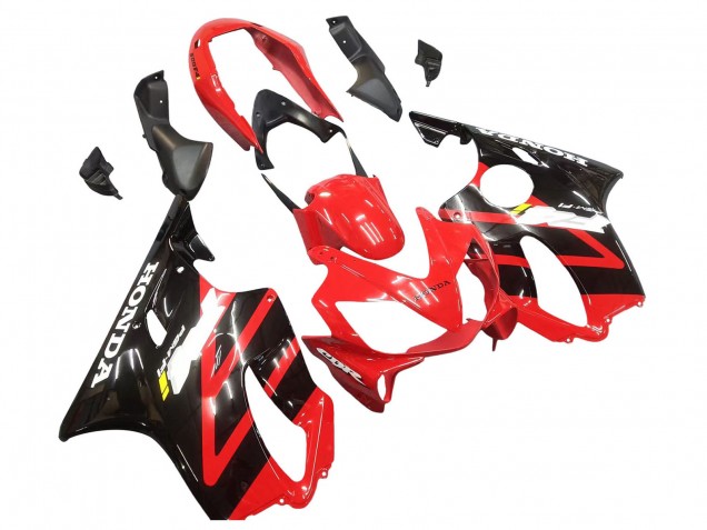 2004-2007 Honda CBR600 F4i Motorcycle Fairing - Red Glossy Black Canada