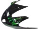 1996-2007 Honda CBR1100XX Blackbird Motorcycle Fairing - Glossy Black Green Flame Canada
