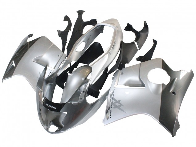 1996-2007 Honda CBR1100XX Blackbird Motorcycle Fairings - Silver Grey Canada