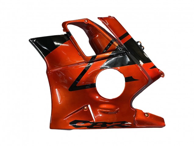1991-1994 Honda CBR600 F2 Motorcycle Fairings - Orange Glossy Black Canada