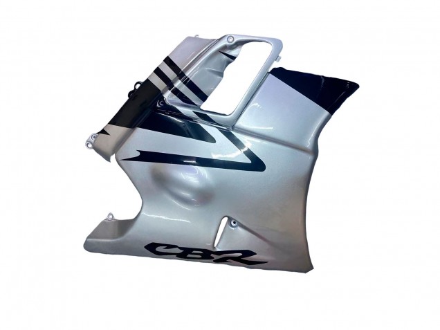 1991-1994 Honda CBR600 F2 Motorcycle Fairings - Silver Glossy Black Canada