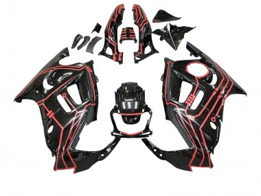 1997-1998 Honda CBR600 F3 Motorcycle Fairing Kits - Red Glossy Black Canada