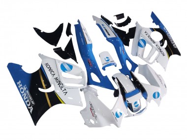 1997-1998 Honda CBR600 F3 Motorcycle Fairings - White Blue Glossy Black Canada