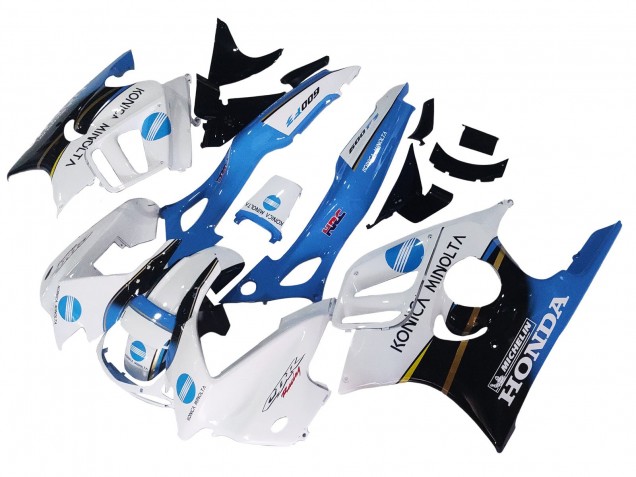 1997-1998 Honda CBR600 F3 Motorcycle Fairings - White Blue Glossy Black Canada