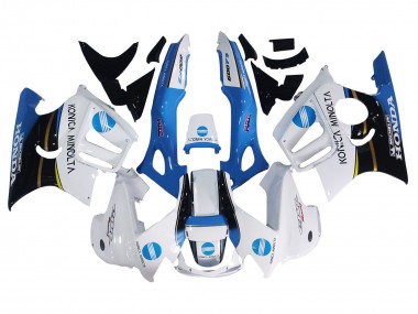 1997-1998 Honda CBR600 F3 Motorcycle Fairings - White Blue Glossy Black Canada