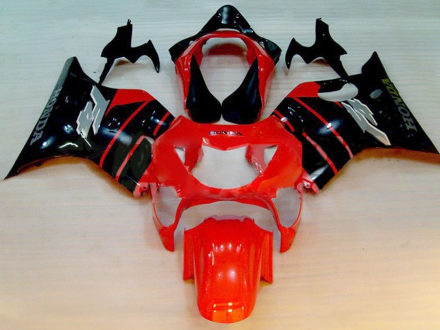 1999-2000 Honda CBR600 F4 Motorcycle Fairings - Red Glossy Black Canada