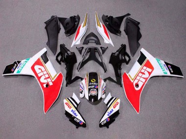 2011-2013 Honda CBR600F Motorcycle Fairings - White Red Gold Glossy Black Givi Canada