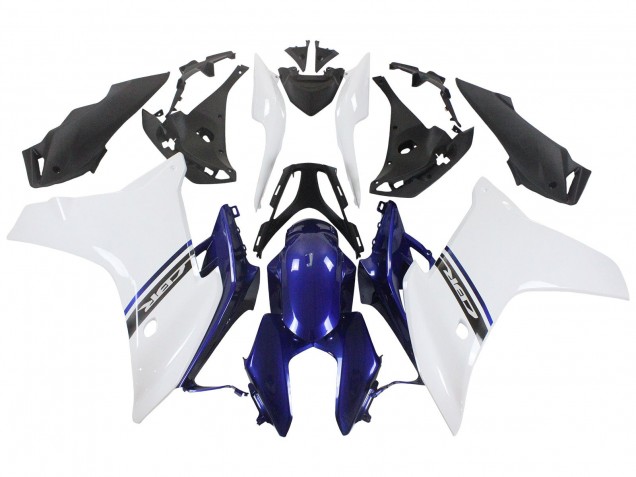 2011-2013 Honda CBR600F Motorcycle Fairings - White Blue Canada
